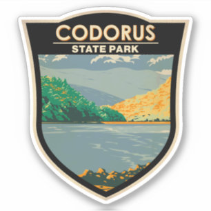 Codorus State Park Pennsylvania Badge Klistermärken