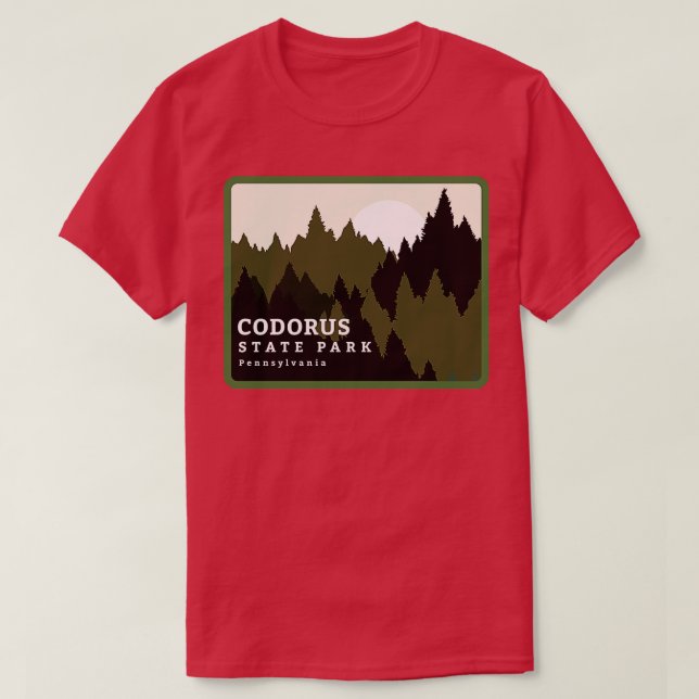 Codorus State Park Pennsylvania Forest Sunrise T Shirt (Design framsida)