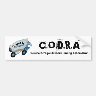 CODRAlogo C.O.D.R.A, centralOregon öken Rac… Bildekal