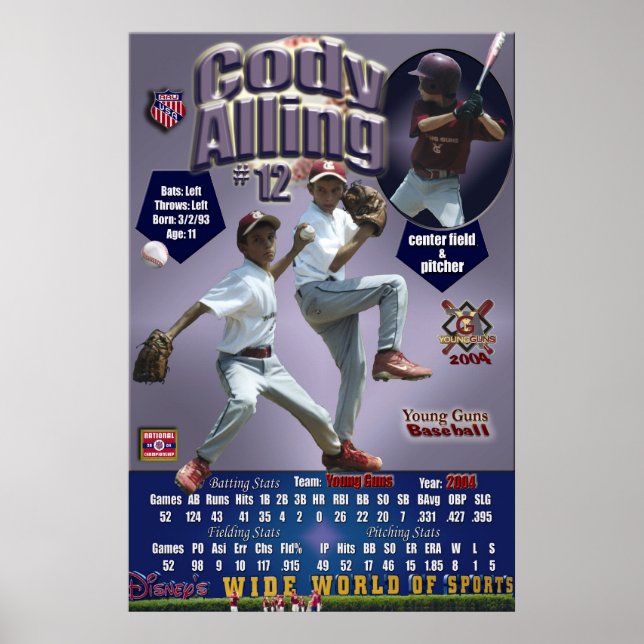 Cody Alling Poster (Framsidan)