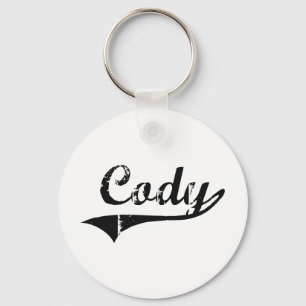 Cody Classic Stil Namn Nyckelring