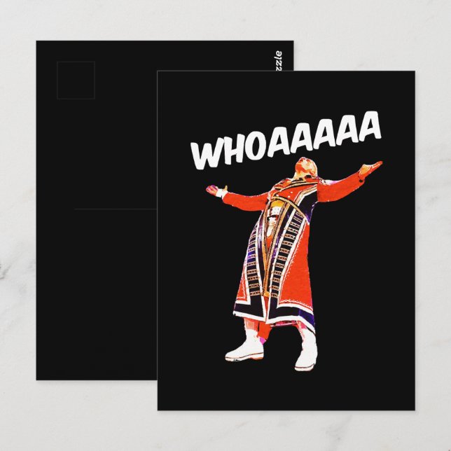 Cody whoaaa vykort (Fram/baksida)