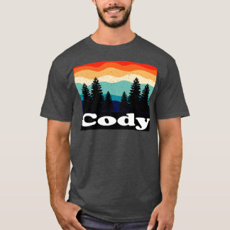 Cody Wyoming Retro T Shirt