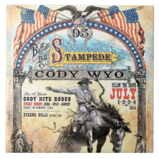 Cody, Wyoming Rodeo Keramisk Kakel