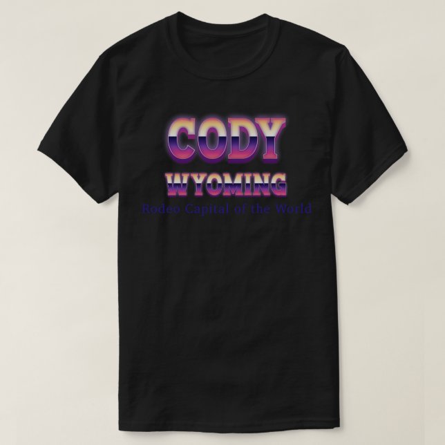 Cody Wyoming T Shirt (Design framsida)