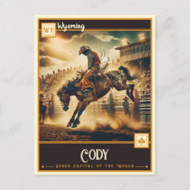 Cody, Wyoming | VINTAGE Vykort