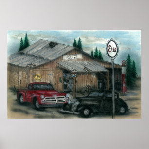 CODYS GARAGEtryck Poster