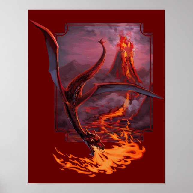 Cody's Lava Dragon Poster (Framsidan)