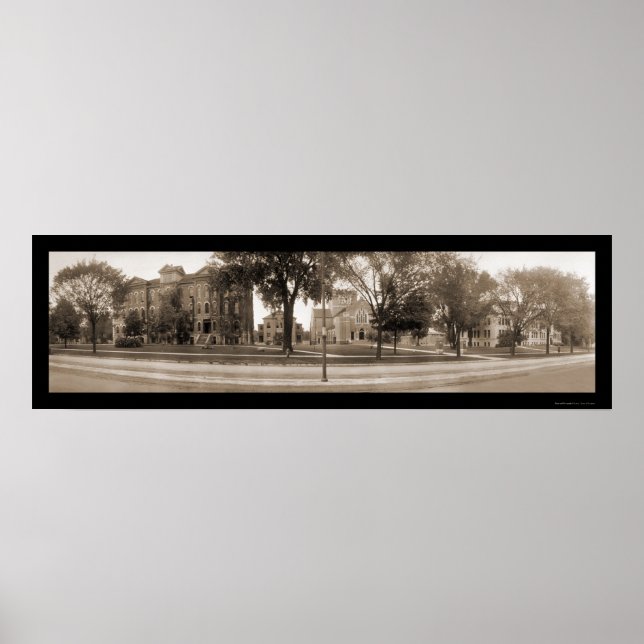 Coe College IA Photo 1914 Poster (Framsidan)