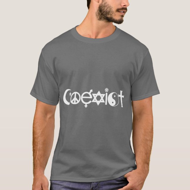 Coeist White familj T Shirt (Framsida)
