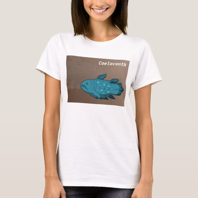 Coelacanth- Ancient Fish Tee (Framsida)