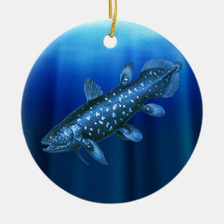 Coelacanth Julgransprydnad Keramik