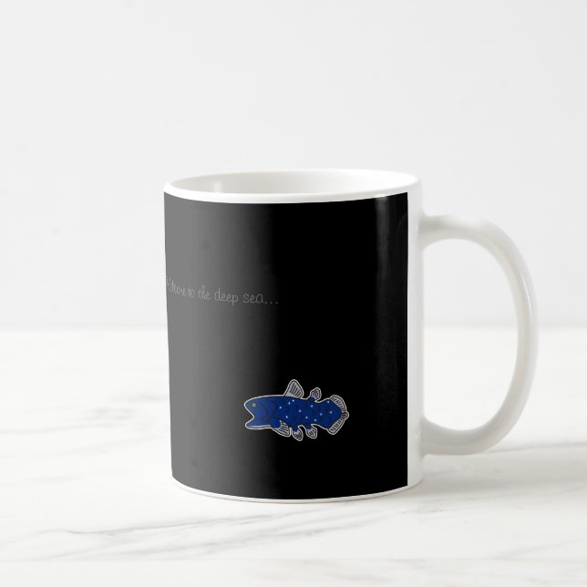 Coelacanth muggsvart kaffemugg (Höger)
