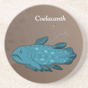 Coelacanth of Living Fossil Underlägg Sandsten