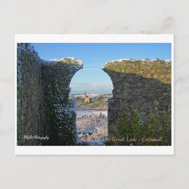 Coenwall Underbara Lode Mines Vykort (Framsida)