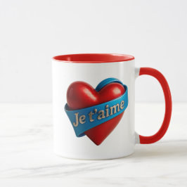 coeur amoureux mugg