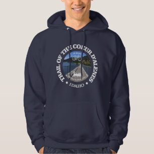 Coeur d'Alene-banan (cykling c) Hoodie