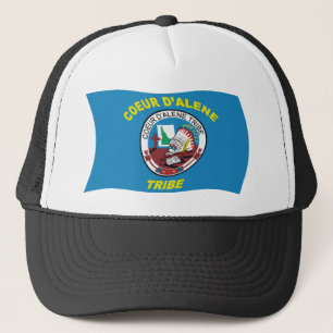 Coeur d'Alene Flagga Hatt Truckerkeps
