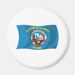 Coeur d'Alene Flaggmagnet Magnet