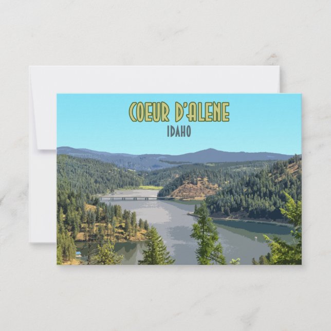 Coeur d'Alene Idaho Souvenir (Framsida)