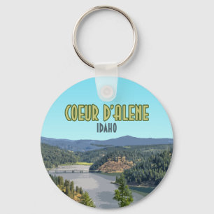 Coeur d'Alene Idaho Souvenir Nyckelring