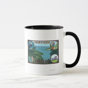 Coeur D'Alene, IdahoScenic reser affischen Mugg