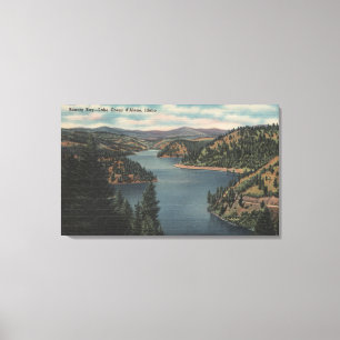 Coeur d'Alene, legitimation - beskåda av Canvastryck