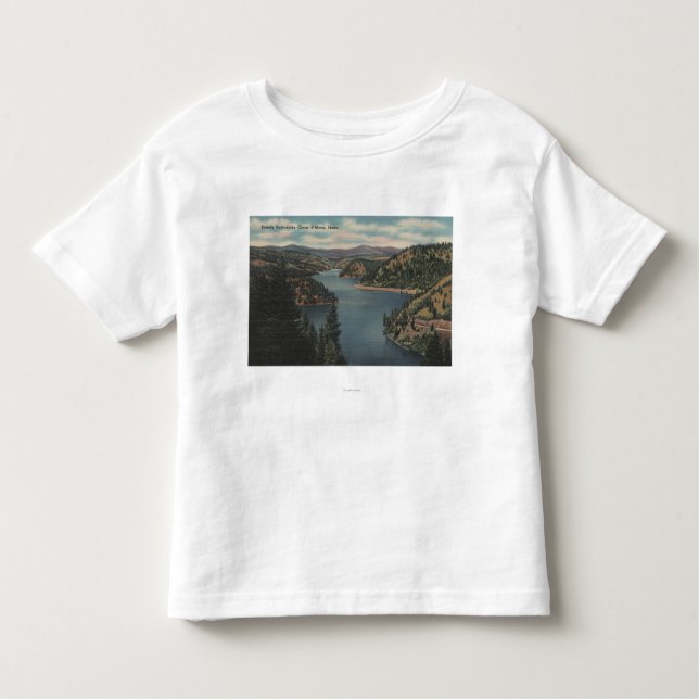 Coeur d'Alene, legitimation - beskåda av T Shirt (Framsida)