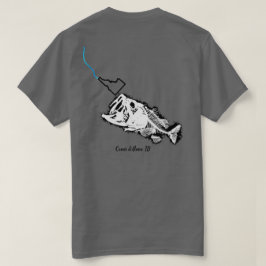 COEUR D'ALENE - ONE BAD BASS - STRIKING IDAHO T SHIRT