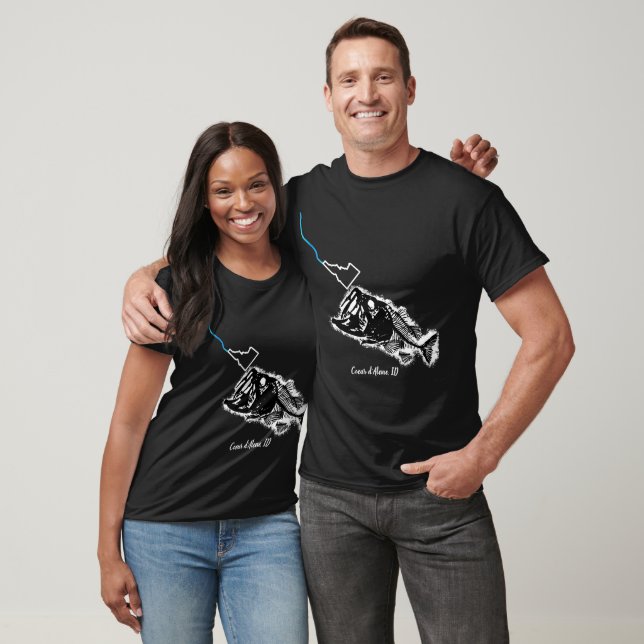 COEUR D'ALENE - ONE BAD BASS - STRIKING IDAHO T SHIRT (Unisex)