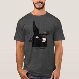 COEUR D'ALENE - SOARING PATRIOT EGLE IDAHO T SHIRT