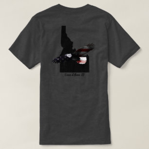 COEUR D'ALENE - SOARING PATRIOT EGLE IDAHO T SHIRT