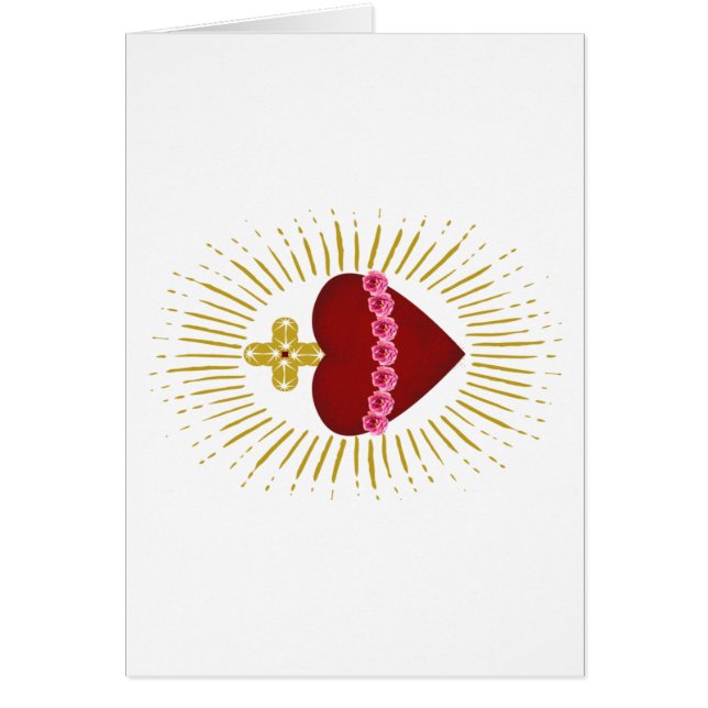 Coeur de Marie Hälsningskort (Framsidan)