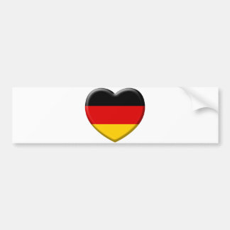 Coeur drapeau Allemand j'aime l'Allemagne Bildekal