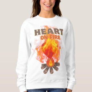 Coeur en feu  t shirt