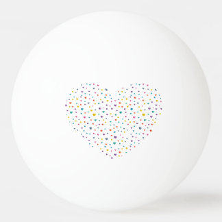 Cœur et petit cœurs - Amoureux du ping-pong Pingisboll