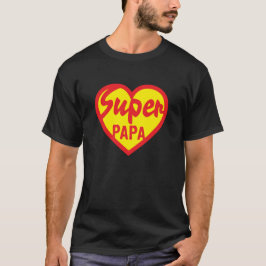coeur_heart_super_papa t shirt