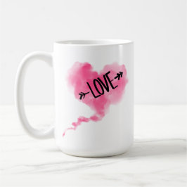 Cœur Nuage rose Tasse Kaffemugg
