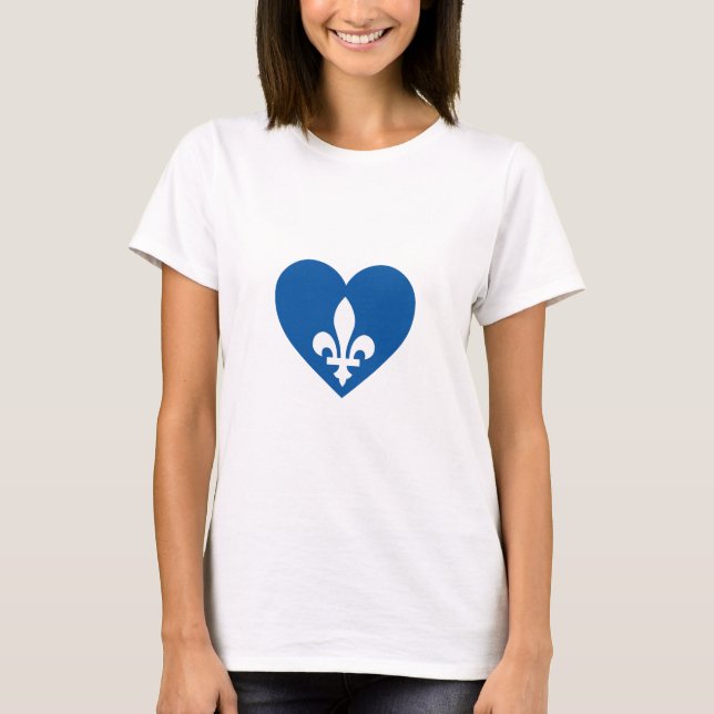 Coeur Québec T Shirt (Framsida)