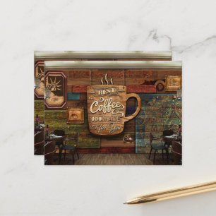 Coffe Kafé Vykort