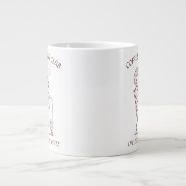 Coffe Lover Club: Livet Börjar Efter Kaffet Jumbo Mugg