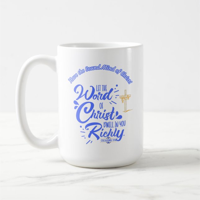 Coffe Mug | 15 oz | White | Printed  Kaffemugg (Vänster)