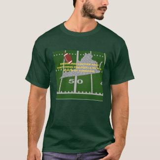 Coffe och fotboll i Virginia T-shirt 