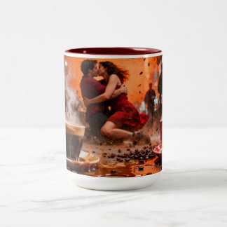 Coffee 7 Love Två-Tonad Mugg