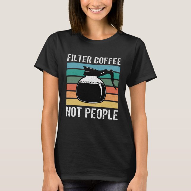 coffee addict caffeine coffeeholic coffee pun t shirt (Framsida)