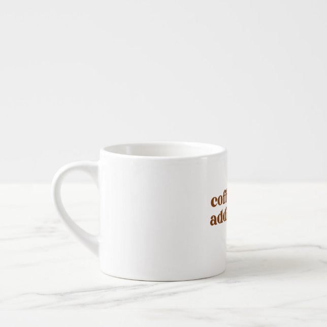 Coffee addicts mug espressomugg (Vänster)