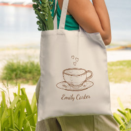 Coffee Älskare Bridesmaid Gift | Möhippa Tygkasse