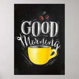 Coffee Älskare Coffee Bra God morgon Poster