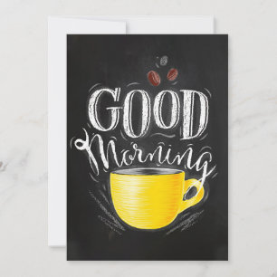 Coffee Älskare Coffee Bra God morgon Tack Kort