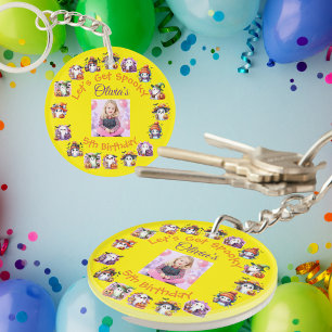 Coffee Älskare Ghost Acrylic Keychain för barn Par